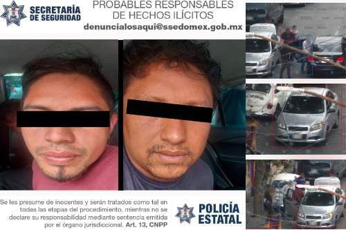 Video: Persecución virtual en Naucalpan, logra detención de dos ladrones de transporte público